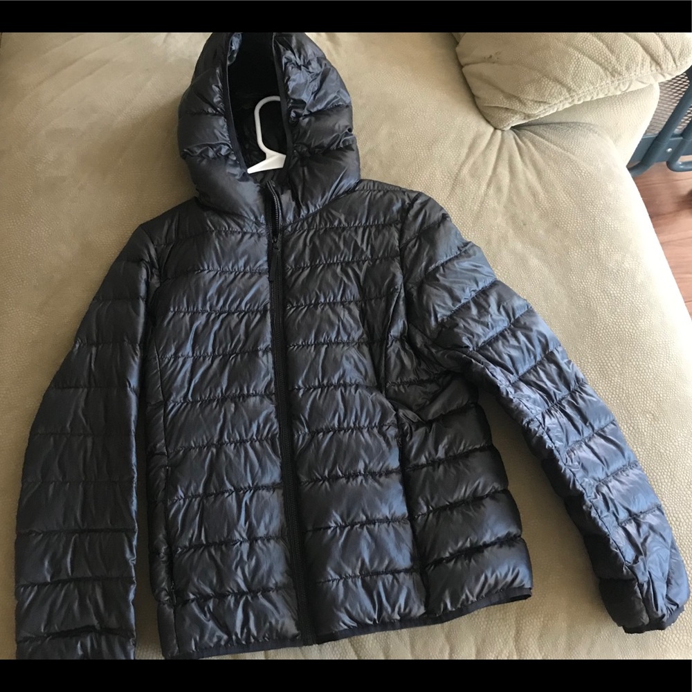 Black thick coat